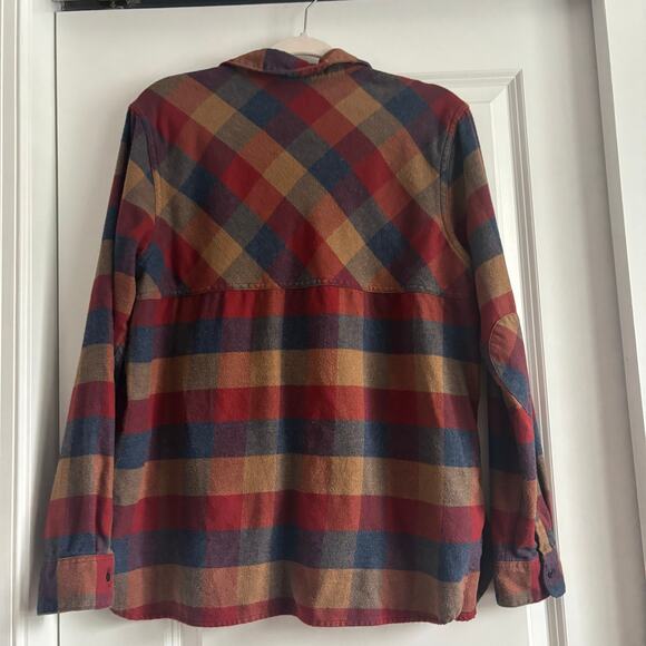 Pendleton Men’s Plaid Fall Fleece Button Down Long Sleeve Sz L Cotton Western - Picture 9 of 10